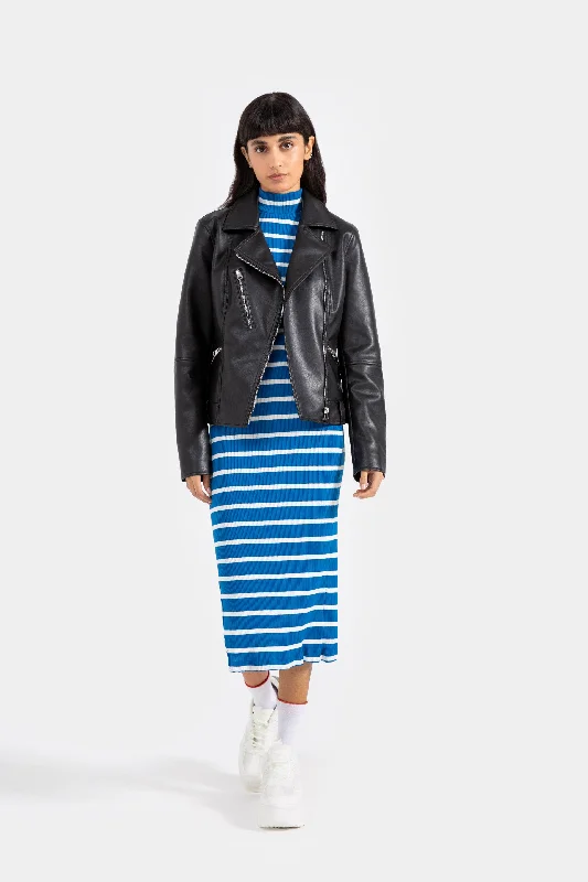 faux leather biker jacket Front Pockets Side Pockets Patch Pockets