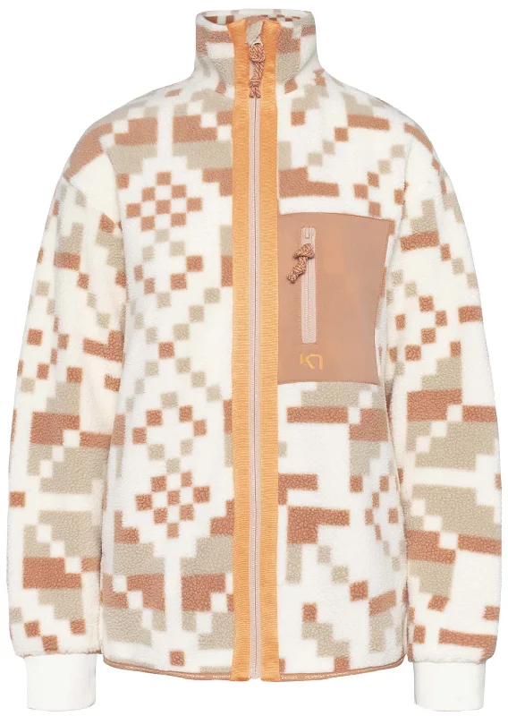 KARI TRAA Women's Ane Pile Jacket Herringbone Jacket Checkered Jacket Solid Jacket