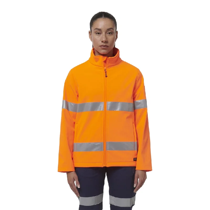 King Gee Women's Reflective Soft Shell Jacket (K45007) Wool Jacket Cashmere Jacket Tweed Jacket King Gee Women's Reflective Soft Shell Jacket (K45007) Wool Jacket Cashmere Jacket Tweed Jacket