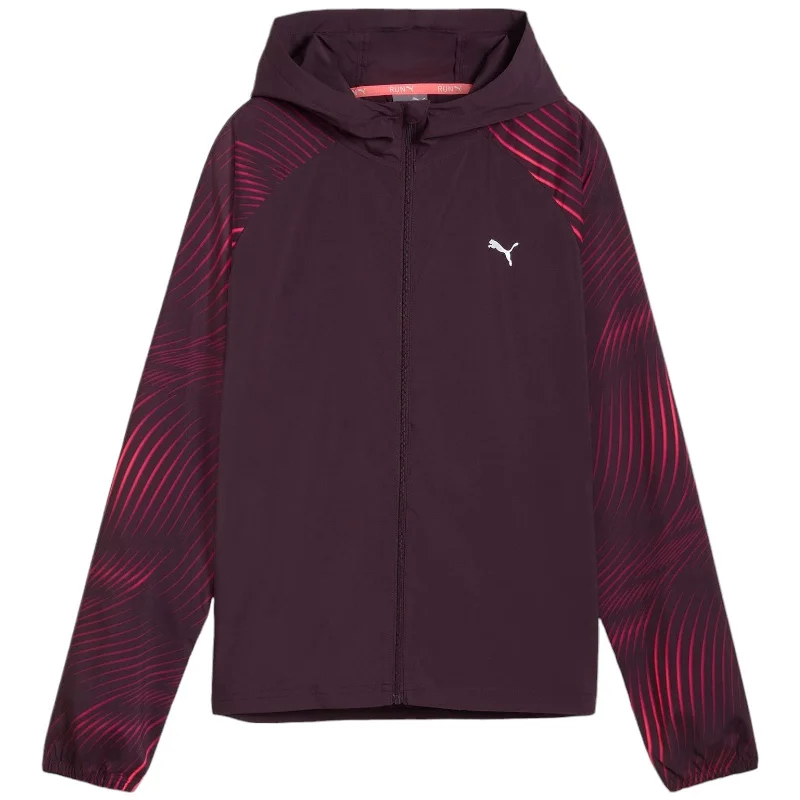 Puma Run Favourite Velocity Printed Woven Womens Running Jacket Satin Fabric Silk Fabric Chiffon Fabric Puma Run Favourite Velocity Printed Woven Womens Running Jacket Satin Fabric Silk Fabric Chiffon Fabric