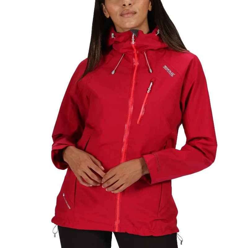 Regatta Womens Birchdale Waterproof Jacket Cotton Fabric Linen Fabric Terry Fabric