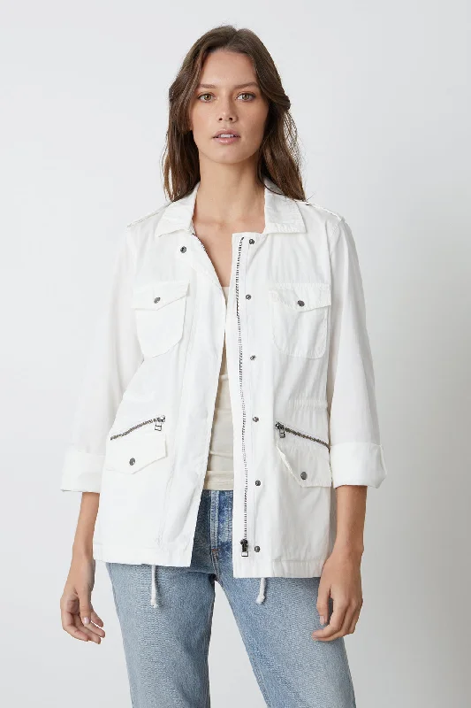 RUBY LIGHT-WEIGHT ARMY JACKET Mesh Jacket Canvas Jacket Denim Jacket