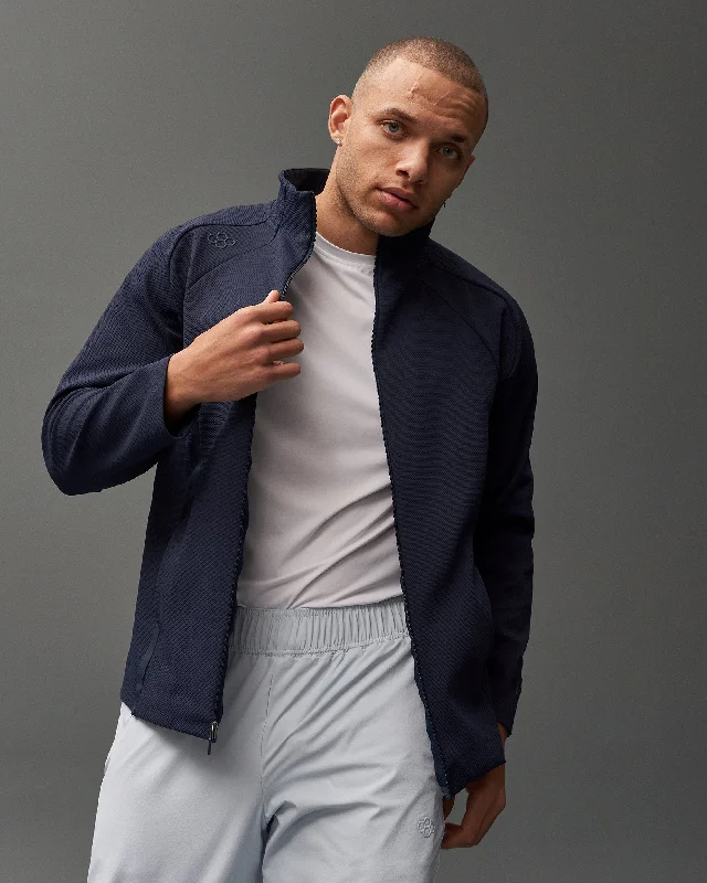 RUDIS TE Full Zip Jacket - Navy Cardigan Sweater Pullover