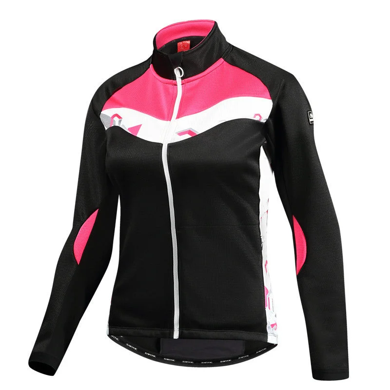 Santic Serene II Women Jacket Long Sleeve Striped Jacket Polka Dot Jacket Floral Jacket Santic Serene II Women Jacket Long Sleeve Striped Jacket Polka Dot Jacket Floral Jacket