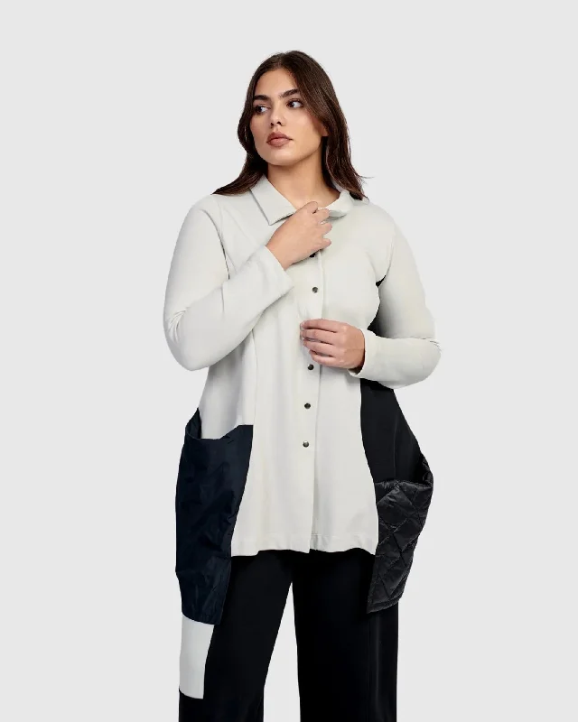 Urban Alita Jacket, Ice Tailored Jacket Straight Jacket A-Line Jacket