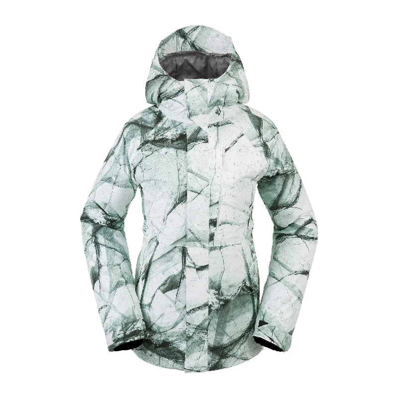 Volcom V.Co Aris Insulated Gore Jacket Ribbed Jacket Pleated Jacket Ruffled Jacket