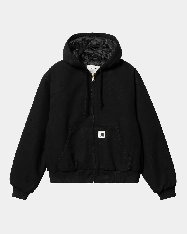 Women's OG Active Jacket (Winter) | Black Trench Coat Raincoat Waterproof Jacket