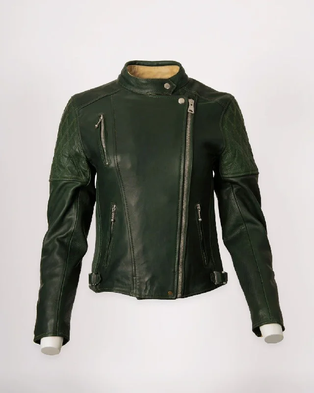 Womens Bobber Jacket Hooded Jacket Caped Jacket Shawl Collar Jacket