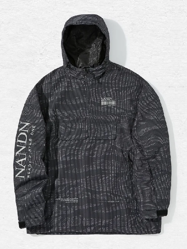 Women's Nandn Ready Player Snowboard Anorak Jacket Fleece Jacket Down Jacket Parka