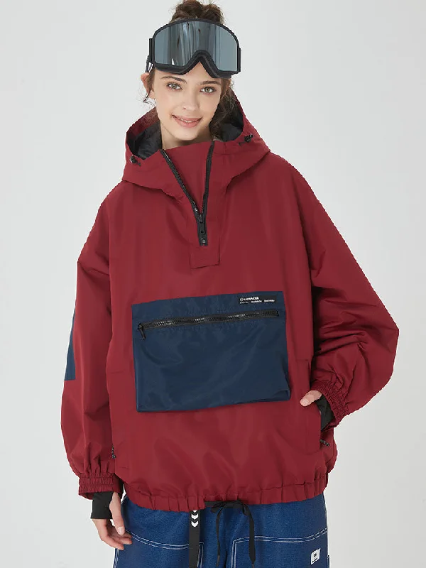 Women's Winter Bomber Baggy Snowboard Jacket Big Cargo Pocket Snow Coat Tiered Jacket Buttoned Jacket Zippered Jacket Women's Winter Bomber Baggy Snowboard Jacket Big Cargo Pocket Snow Coat Tiered Jacket Buttoned Jacket Zippered Jacket
