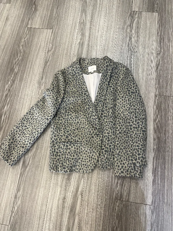 Animal Print Jacket Other Loft, Size 2x Satin Jacket Silk Jacket Chiffon Jacket