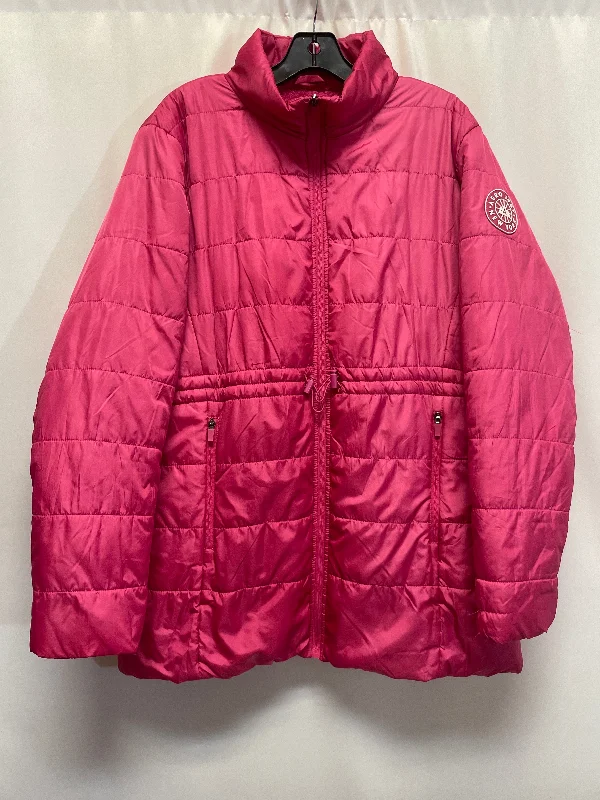 Jacket Puffer & Quilted By Aeropostale In Pink, Size: 2x Herringbone Jacket Houndstooth Jacket Plaid Jacket