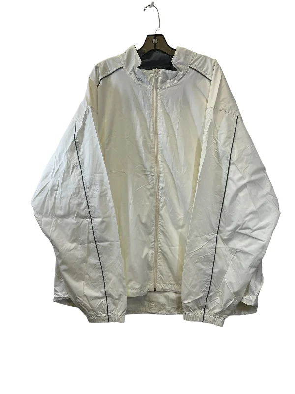 Jacket Windbreaker By Zorrel  Size: 4x Zip Front Button Front Snap Front