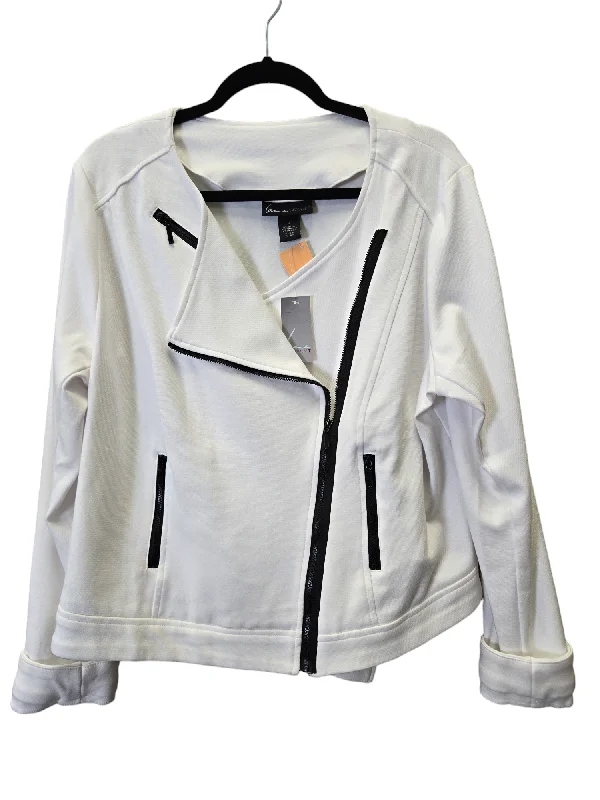 White Jacket Other Lane Bryant, Size 1x Front Pockets Side Pockets Patch Pockets