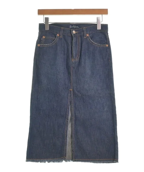 Earl Jean Long/Maxi length skirts silk skirt lustrous