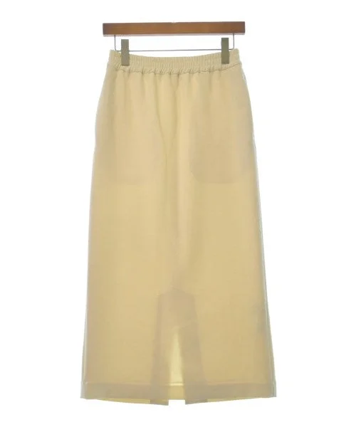ROPE Long/Maxi length skirts silk skirt lustrous
