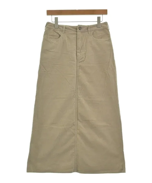 Simplicite Long/Maxi length skirts corduroy skirt textured