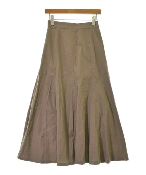 Simplicite Long/Maxi length skirts leather skirt refined