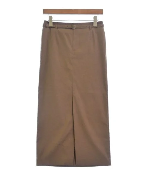 Lily Brown Long/Maxi length skirts leather skirt sleek