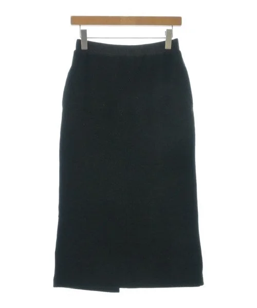 Gabardine K.T Long/Maxi length skirts high slit skirt