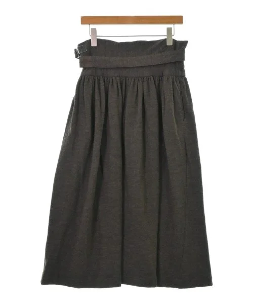 Y's Long/Maxi length skirts asymmetrical skirt cut