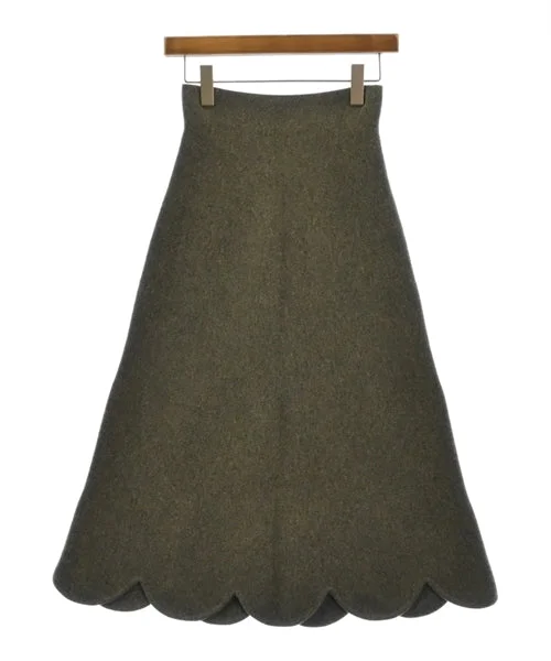 JIL SANDER Long/Maxi length skirts lace skirt intricate