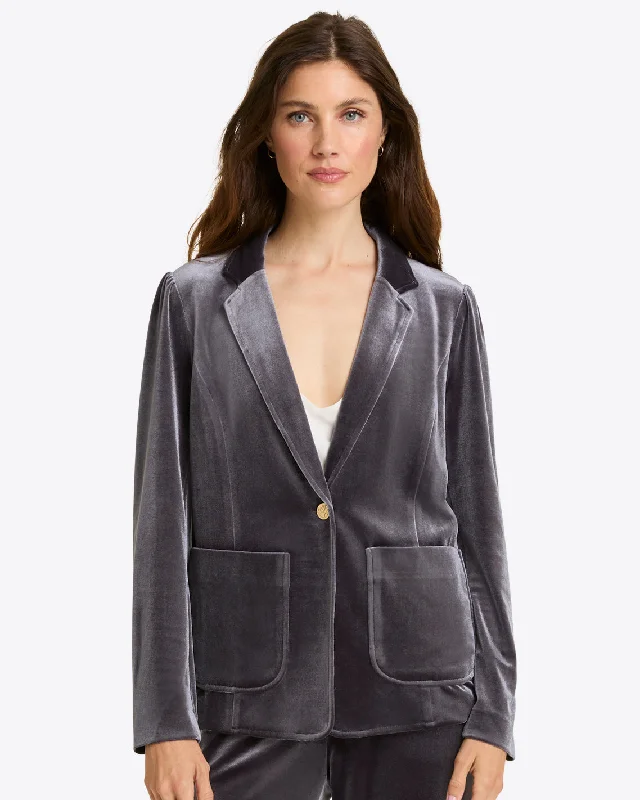 Blazer in Velvet Linen Women's Suit