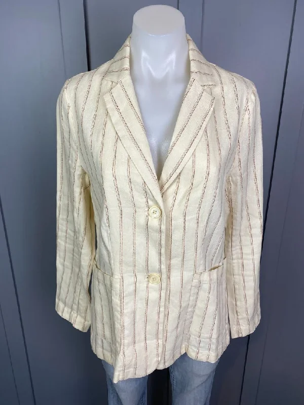 BNWT Cream stripe Nice Things Blazer, 10 Women's Premium Blazer