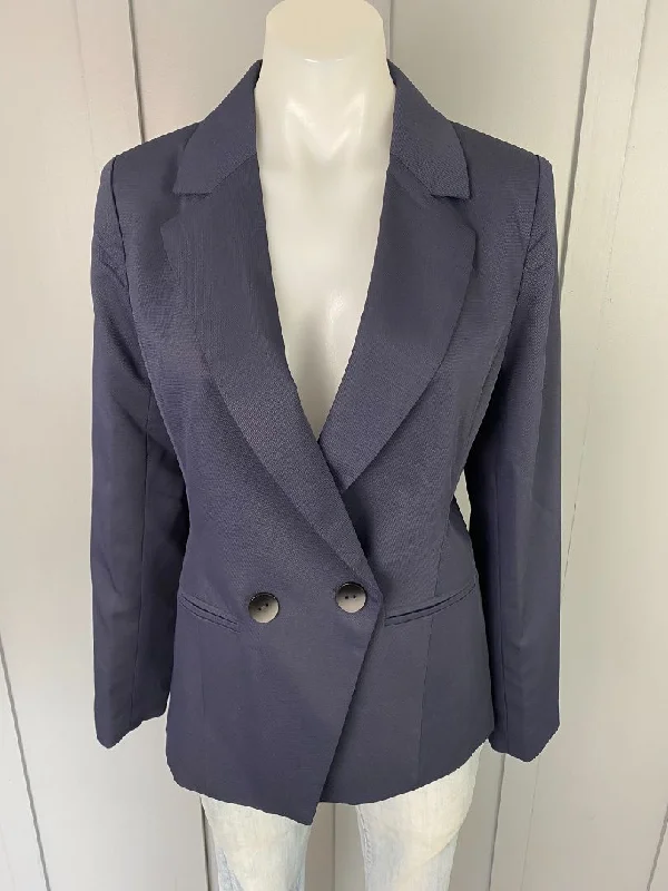 BNWT Navy & gingham Seeking Lola Blazer, 8 Women's Fashion Blazer