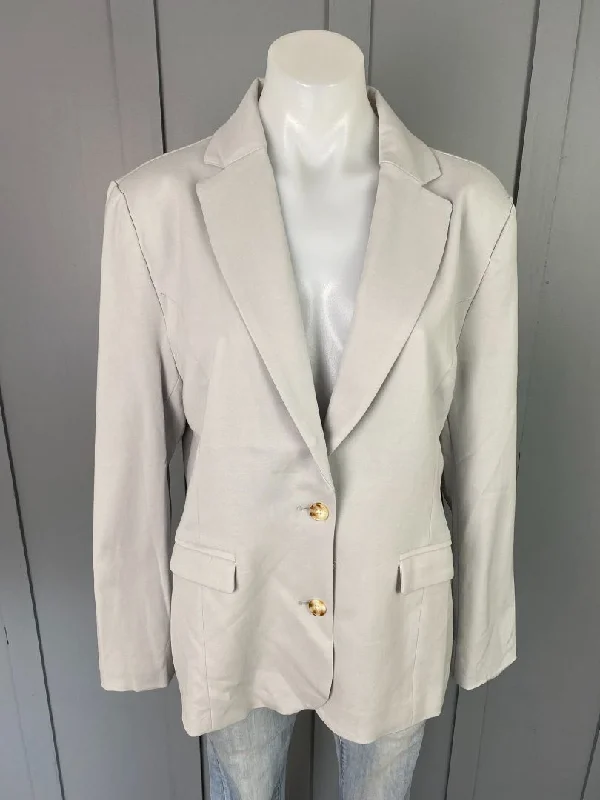 BNWT Silver Givoni Blazer, 12 & 14 Women's Trench Blazer