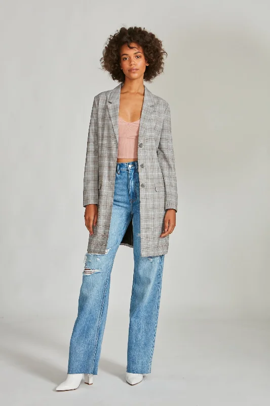 Clock Out Blazer Linen Women's Suit