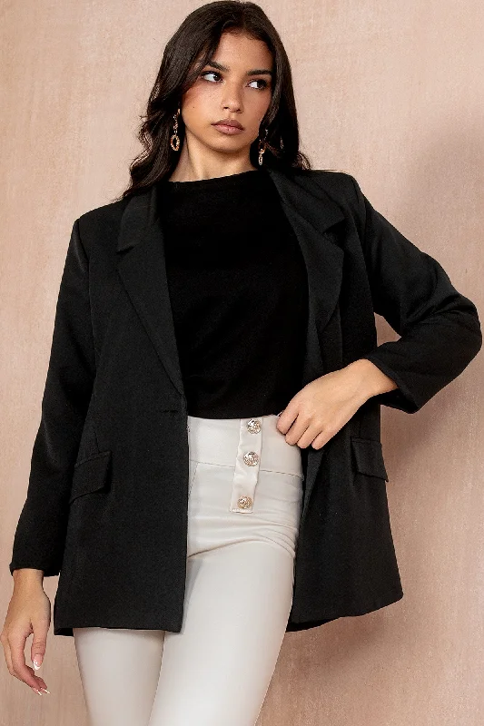 Juliana Black Oversized Blazer Women's Fashion Blazer