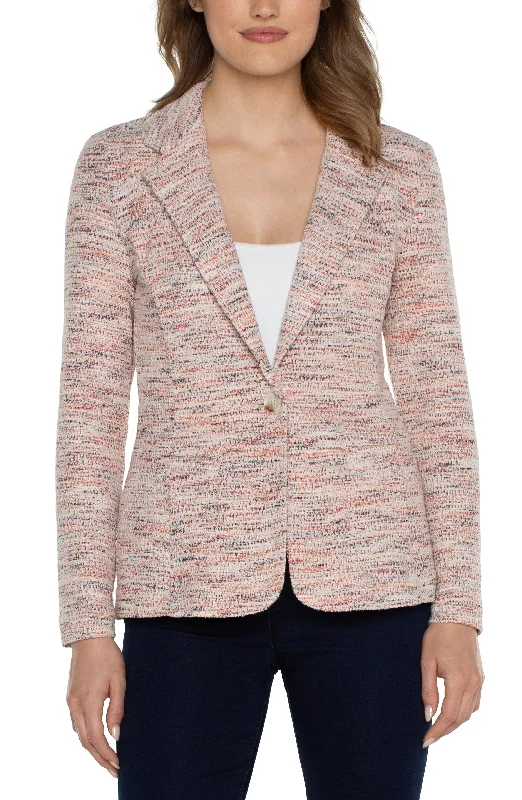 Liverpool Fitted Blazer (lava flow boucle) Women's Professional Jacket