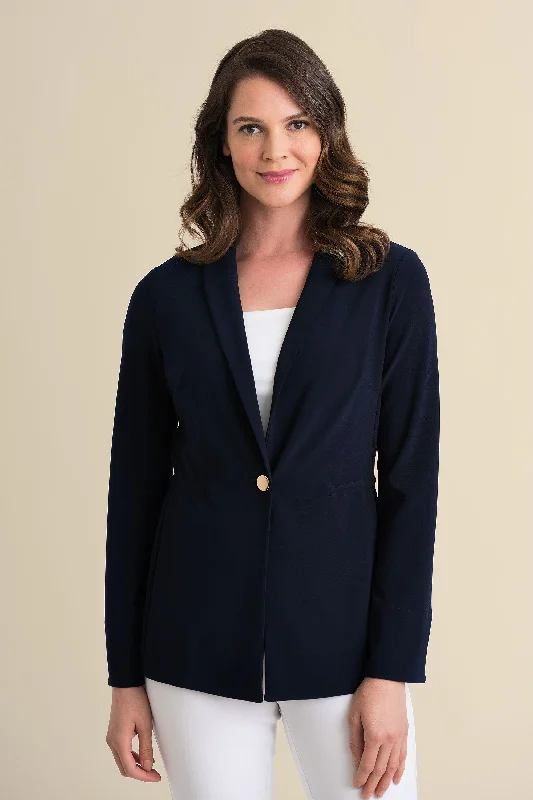 Joseph Ribkoff Relaxed Tailored Blazer With Adjustable Waist Women's Custom Suit