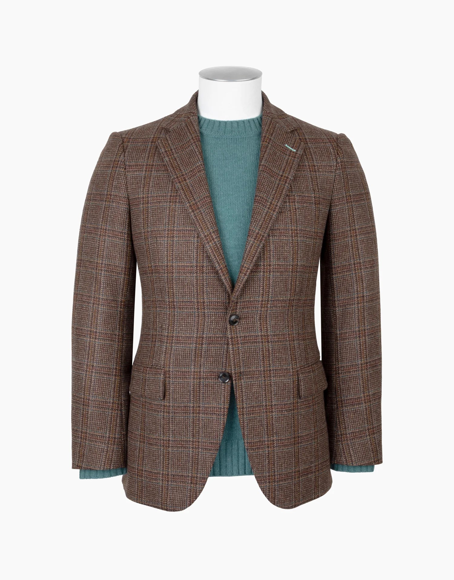 Rembrandt - Hawker Blazer - Brown & Green Check Women's Trendy Blazer