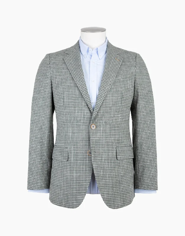 Rembrandt - Hawker Blazer - Green / Guncheck Women's Trendy Suit