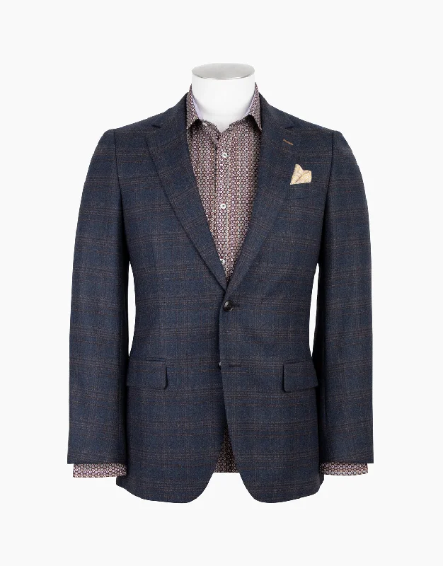 Rembrandt - Hawker Blue Check Blazer Women's Boutique Suit