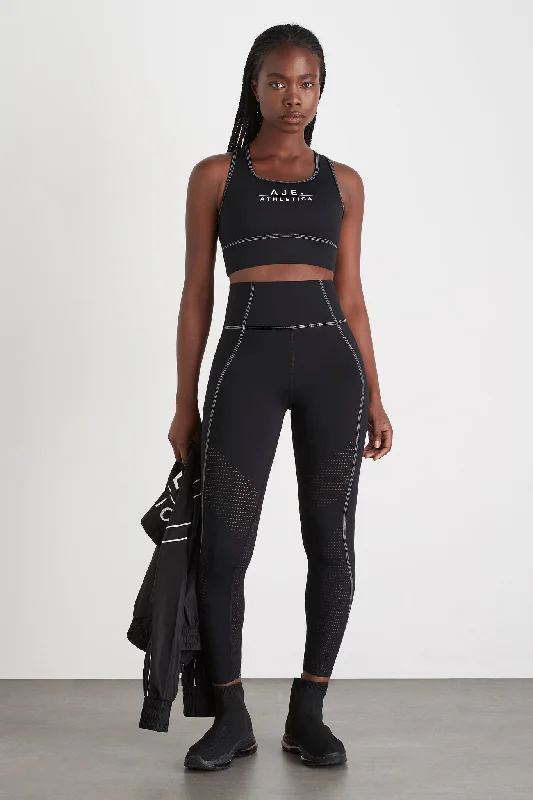 Classic Laser Cut Full Length Legging 202 Comfortable Ribbed Sports Leggings