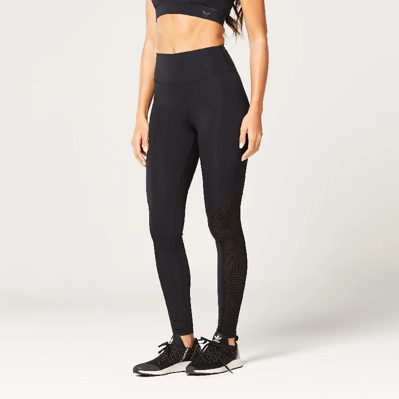 Code Live-in Leggings - Black Trendy Minimalist Leggings