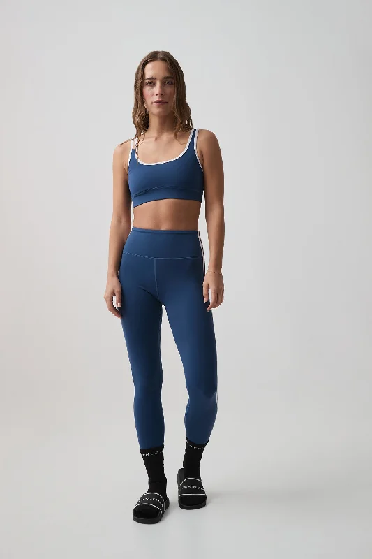 Contrast Piped Ankle Length Legging 203 Trendy Side-Pocket Leggings