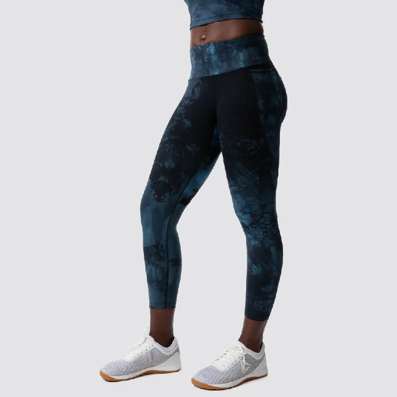 Eccentric Legging (Topaz) Trendy Sweat-Wicking Workout Leggings