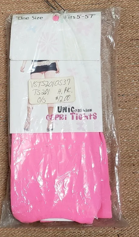Emilia -- Women's Nylon Fashion Capri Leggings -- Hot Pink Comfortable Classic Yoga Leggings Emilia -- Women's Nylon Fashion Capri Leggings -- Hot Pink Comfortable Classic Yoga Leggings