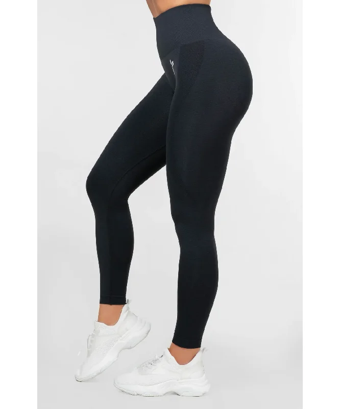 Famme Motion Seamless Leggings Black Cozy Fashion Leggings