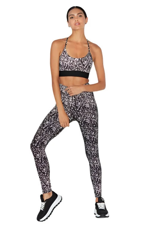 Noli Ultra Reflective Studio Legging Silver Fashionable Tummy Control Leggings