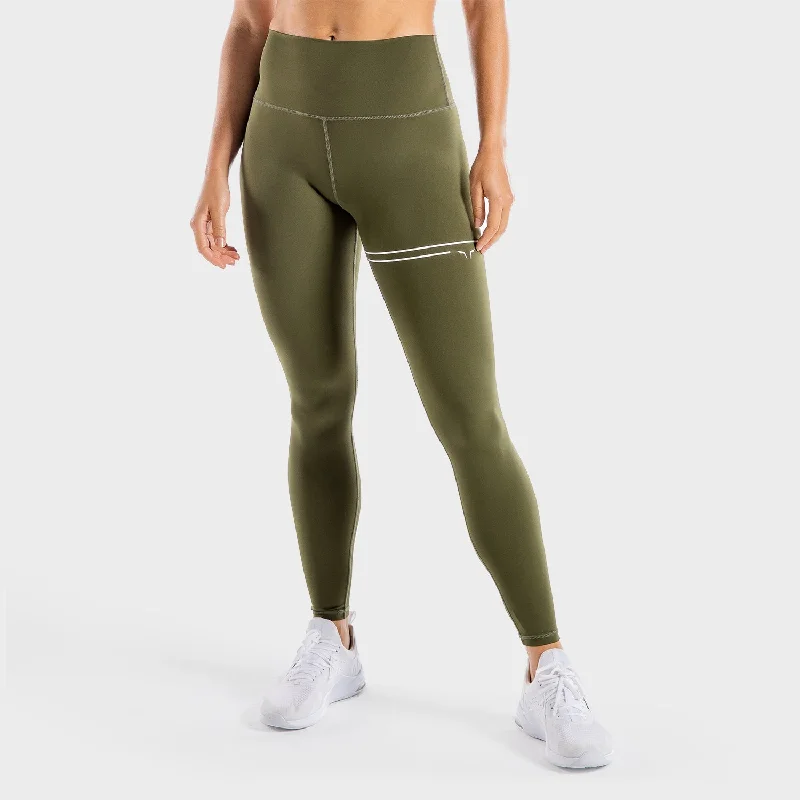 Flux Leggings - Khaki Stylish Yoga Leggings