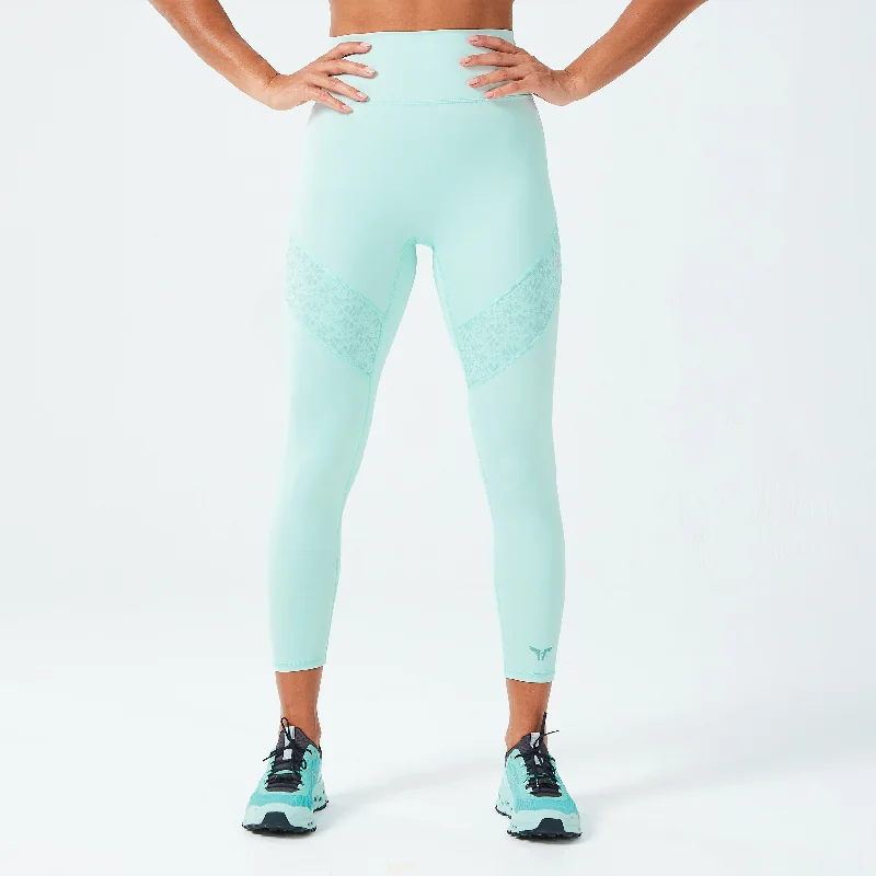 Glitch Leggings 24" - Surf Spray Fashionable Printed Leggings