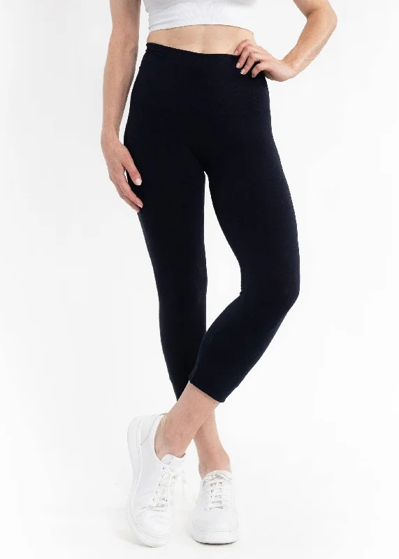 High Waist Crop Leggings Stylish Sporty Performance Leggings