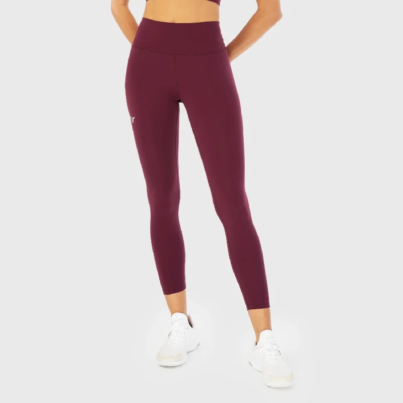 Infinity Cropped 7/8 Leggings - Grape Trendy Tie-Dye Leggings