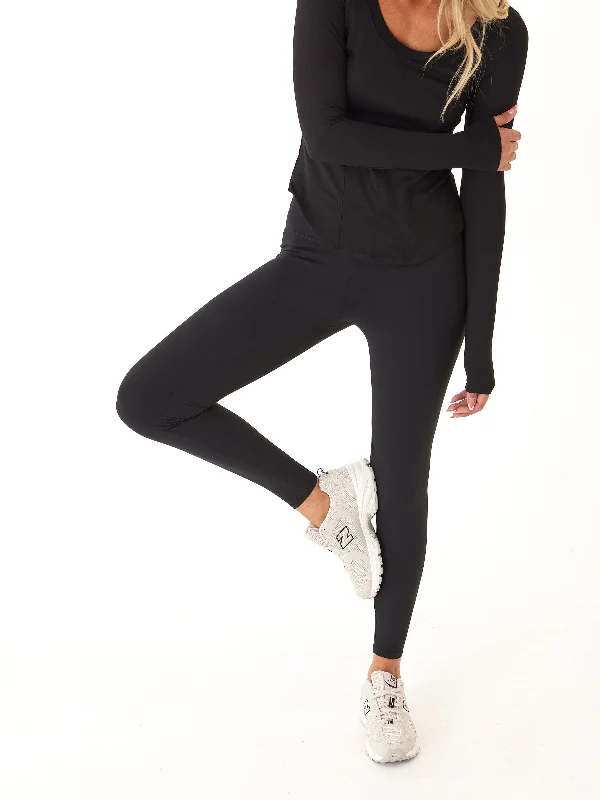 Monica Mid Rise Full Length Legging 26" Stylish High-Waisted Leggings