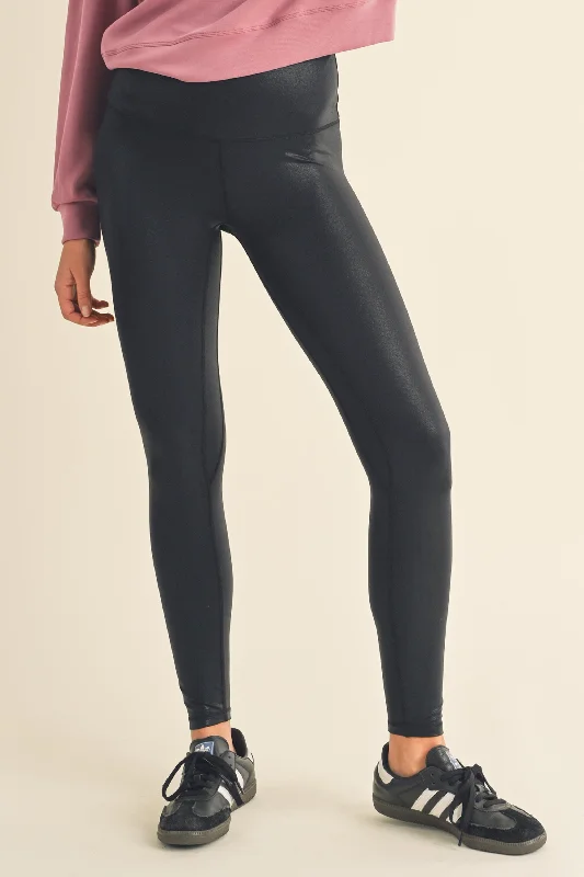 Plus Size High Rise Active Leggings Comfortable Full-Body Compression Leggings